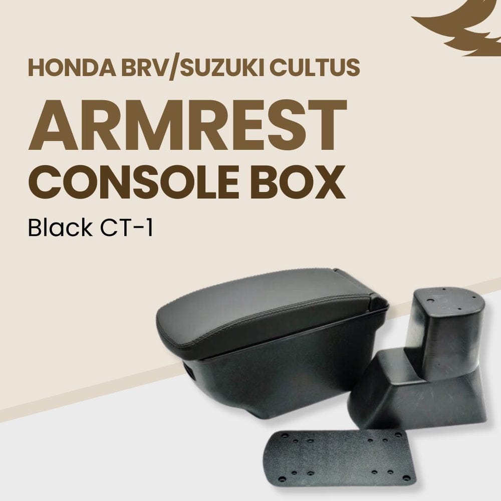 Armrest Console Box – Black CT-1
Compatible with Honda BRV / Suzuki Cultus