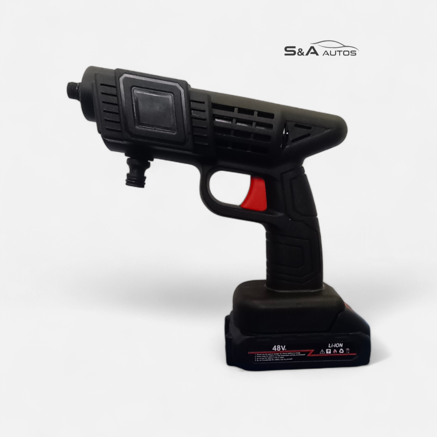 Rechargeable Cordless High-Pressure Car Wash Gun – Portable Washer Kit (SINGLE BATTERY)