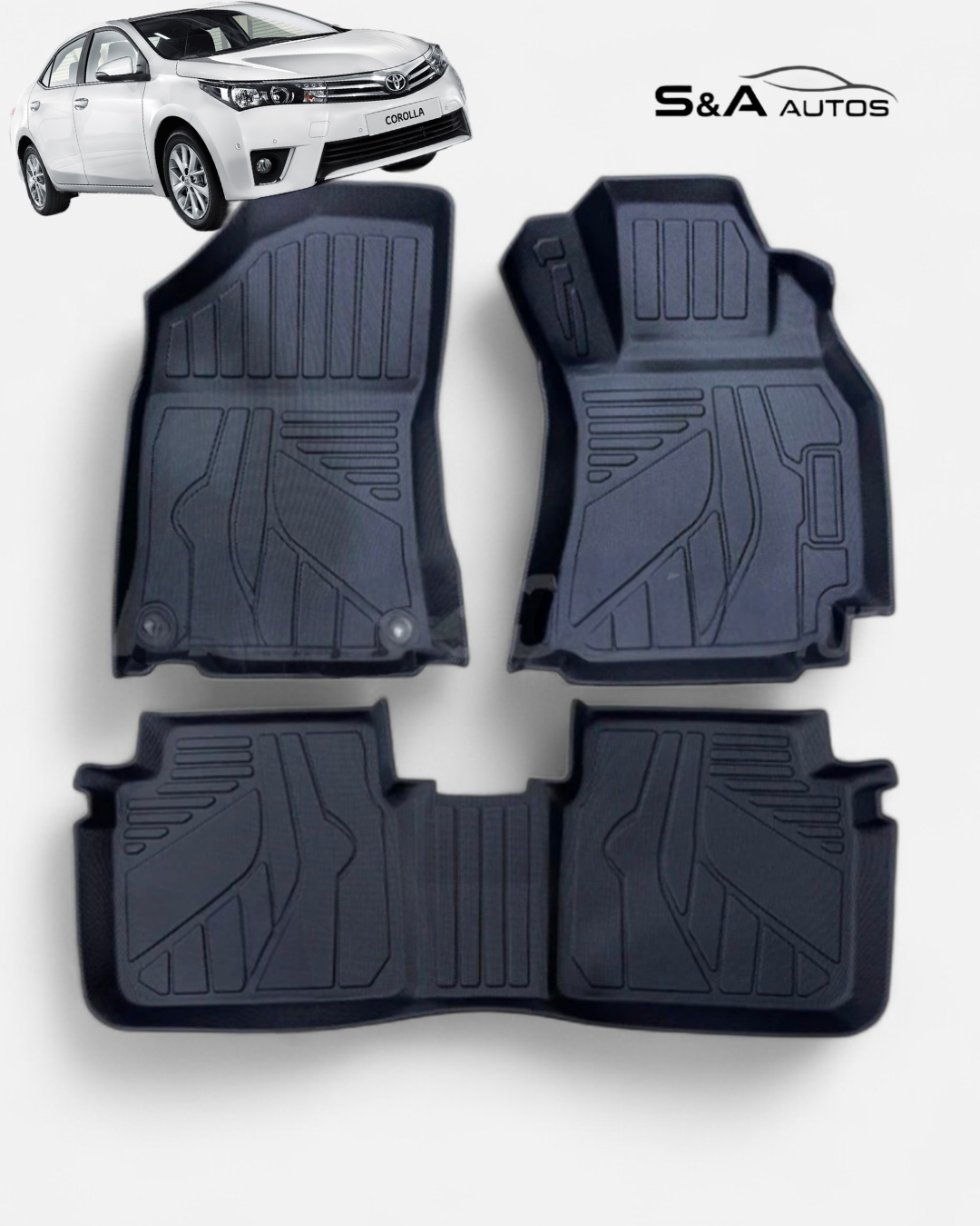 TPE FLOOR matts for corolla 2014_2023