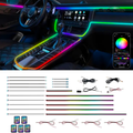 Car Interior Ambient LED Light Kit – App Controlled RGB Light (18pc)