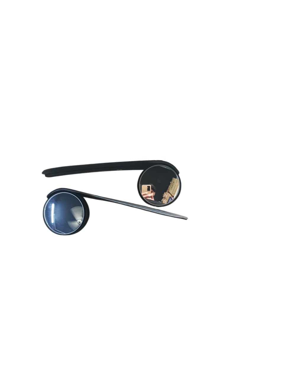 Universal Frameless Blind Spot Mirror (Set of 2) β 360Β° Adjustable Wide Angle Convex Mirro - Image 5
